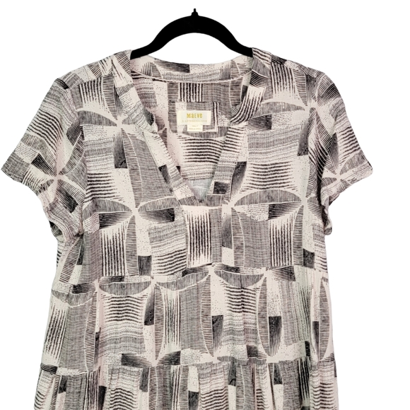 Anthropology Maeve Tania Tiered  Boho Costal Tunic Dress Retaied $130 Women's SP - Picture 3 of 12